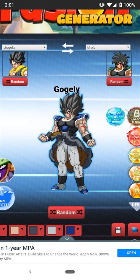 Dragon Ball Fusions is an Action-RPG game packed with exhilarating fights, deep RPG mechanics, original battle system and a thrilling storyline taking place in the cheerful Dragon Ball universe Take part in the most exciting adventure as you start your journey in search of. . Dbz fusion generator